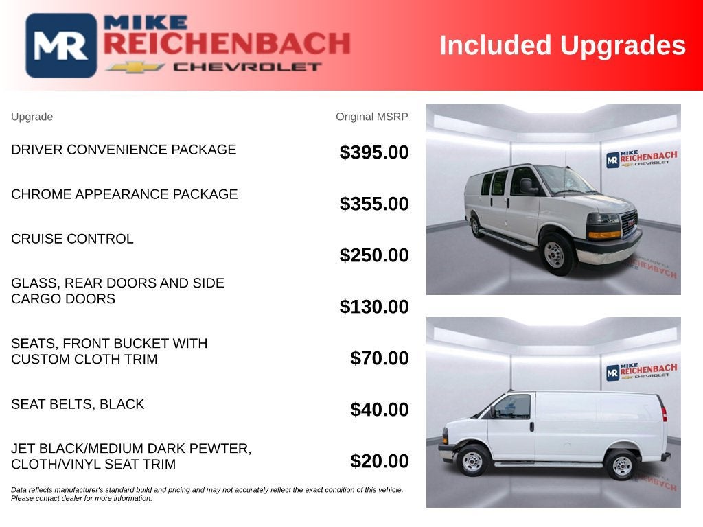 2025 GMC Savana Cargo Work Van