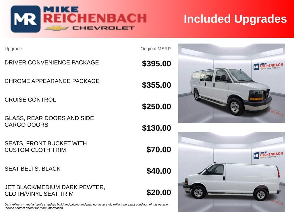 2025 GMC Savana Cargo Work Van