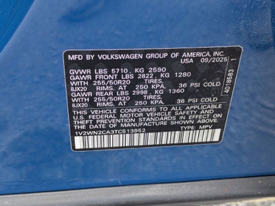 2026 Volkswagen Atlas 2.0T SE w/Technology