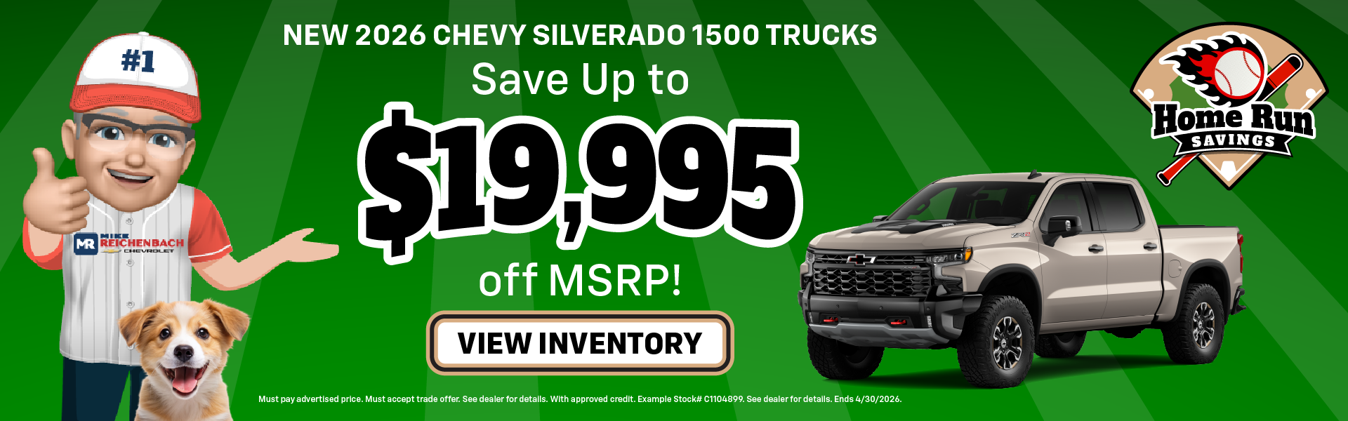 New 2026 Chevy Silverado 1500 Trucks Save Up to $19,995 off 