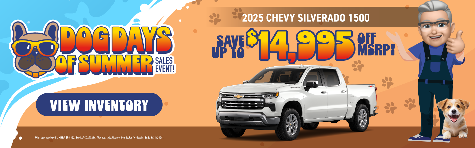 2025 Chevy Silverado 1500 Save up to $14,995 off MSRP!