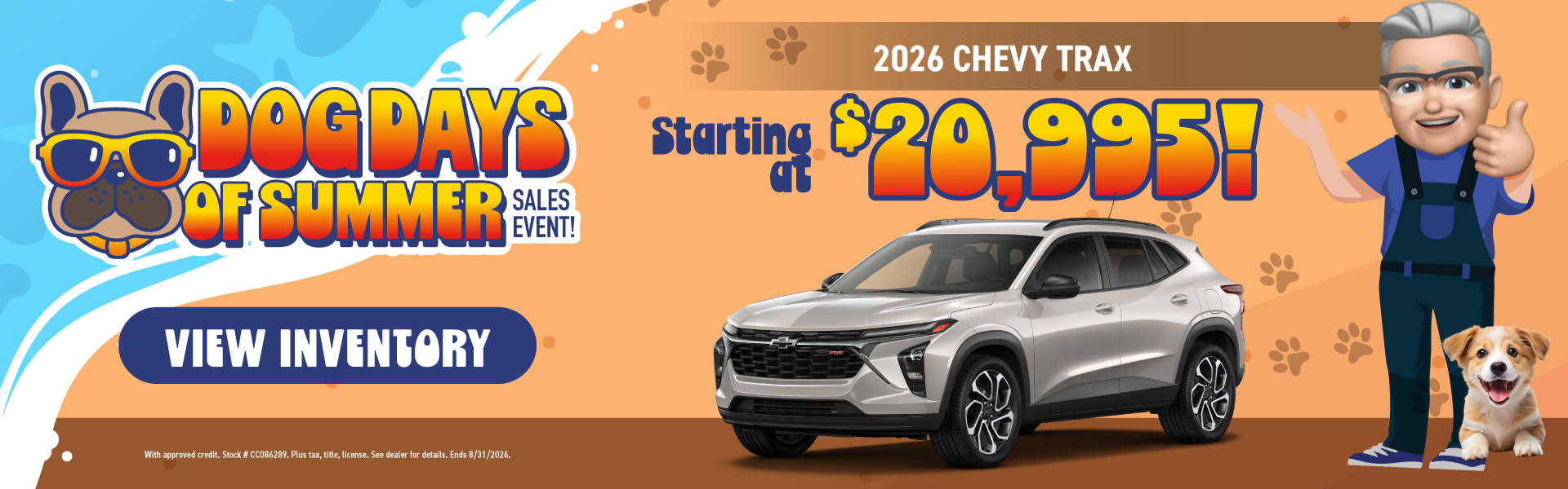 2026 Chevy Trax Starting at $20,995!