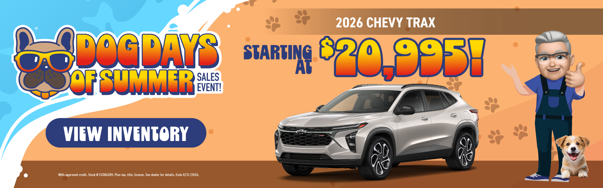 2026 Chevy Trax Starting at $20,995!