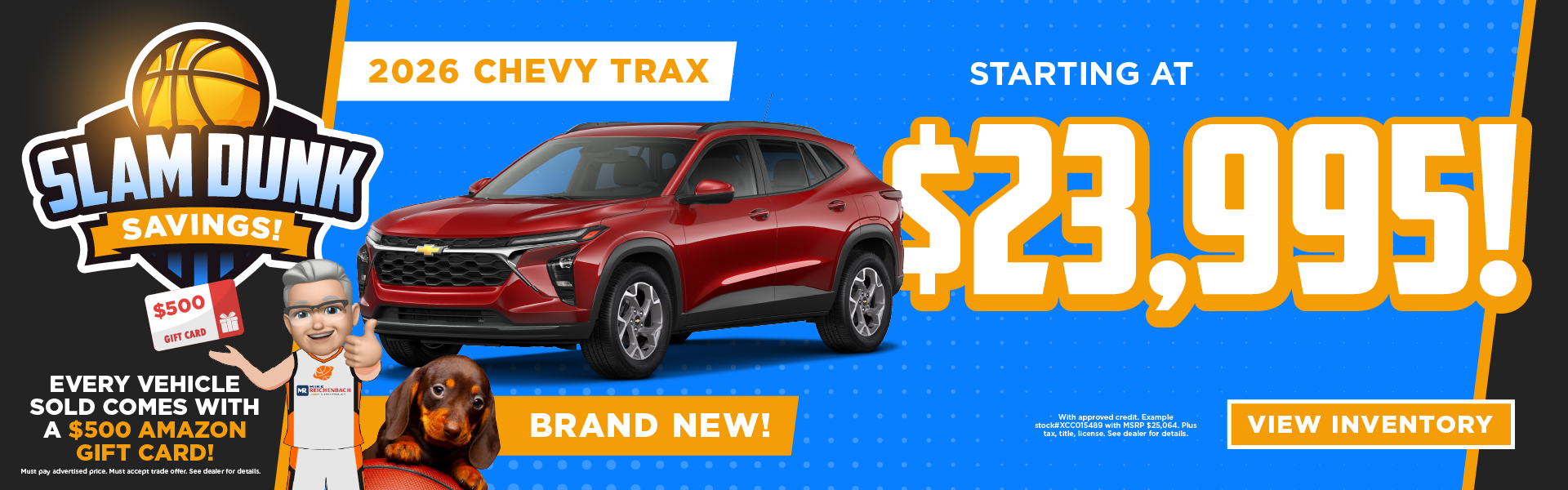2026 Chevy Trax Starting at $23,995!