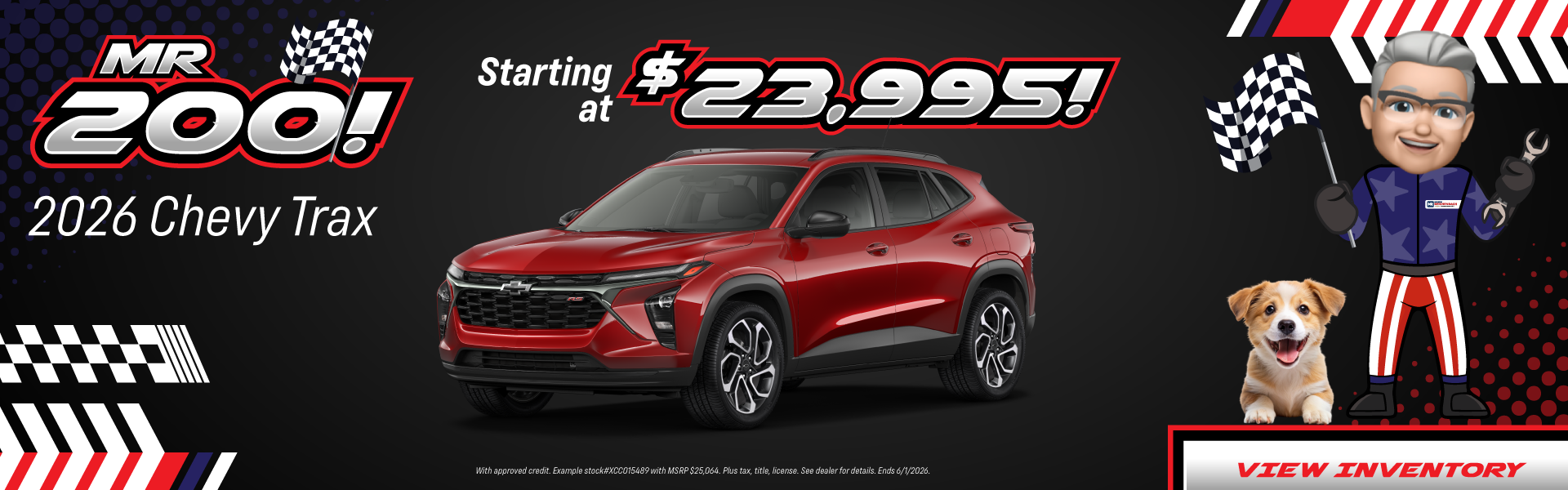 2026 Chevy Trax Starting at $23,995!
