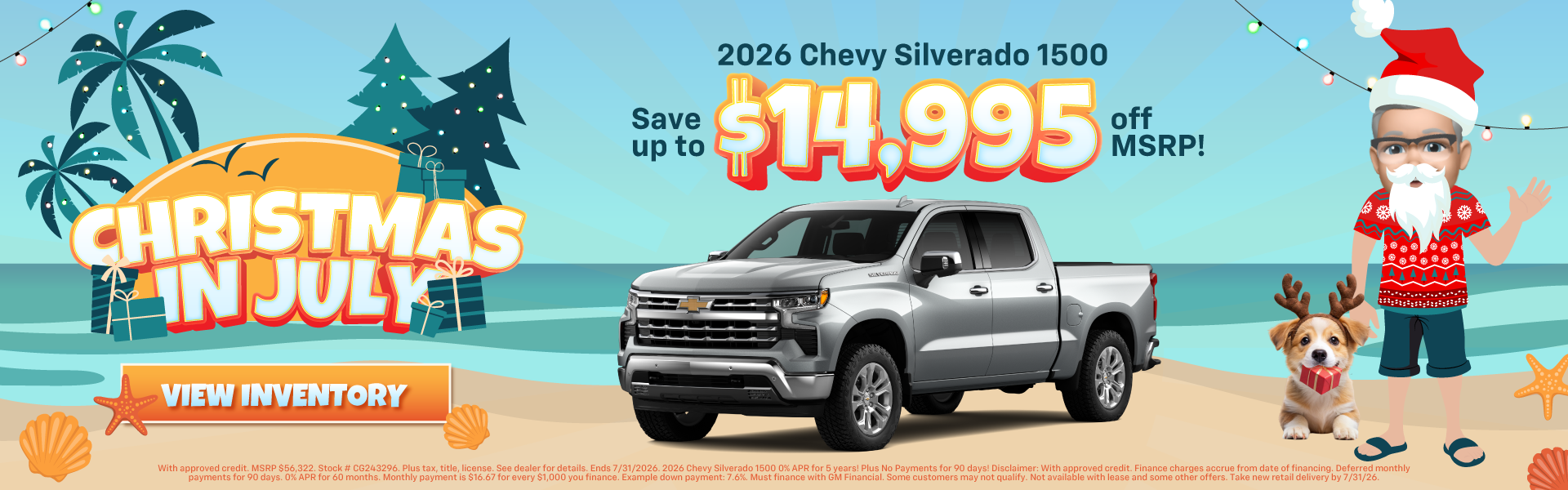 2026 Chevy Silverado 1500 Save up to $14,995 off MSRP!